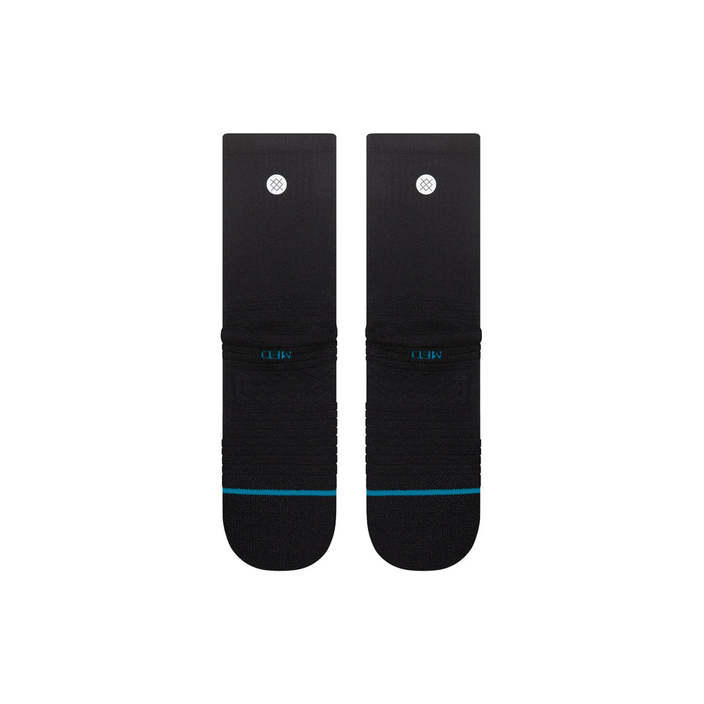 Icon Mid Solid Ribbed Crew Socks
