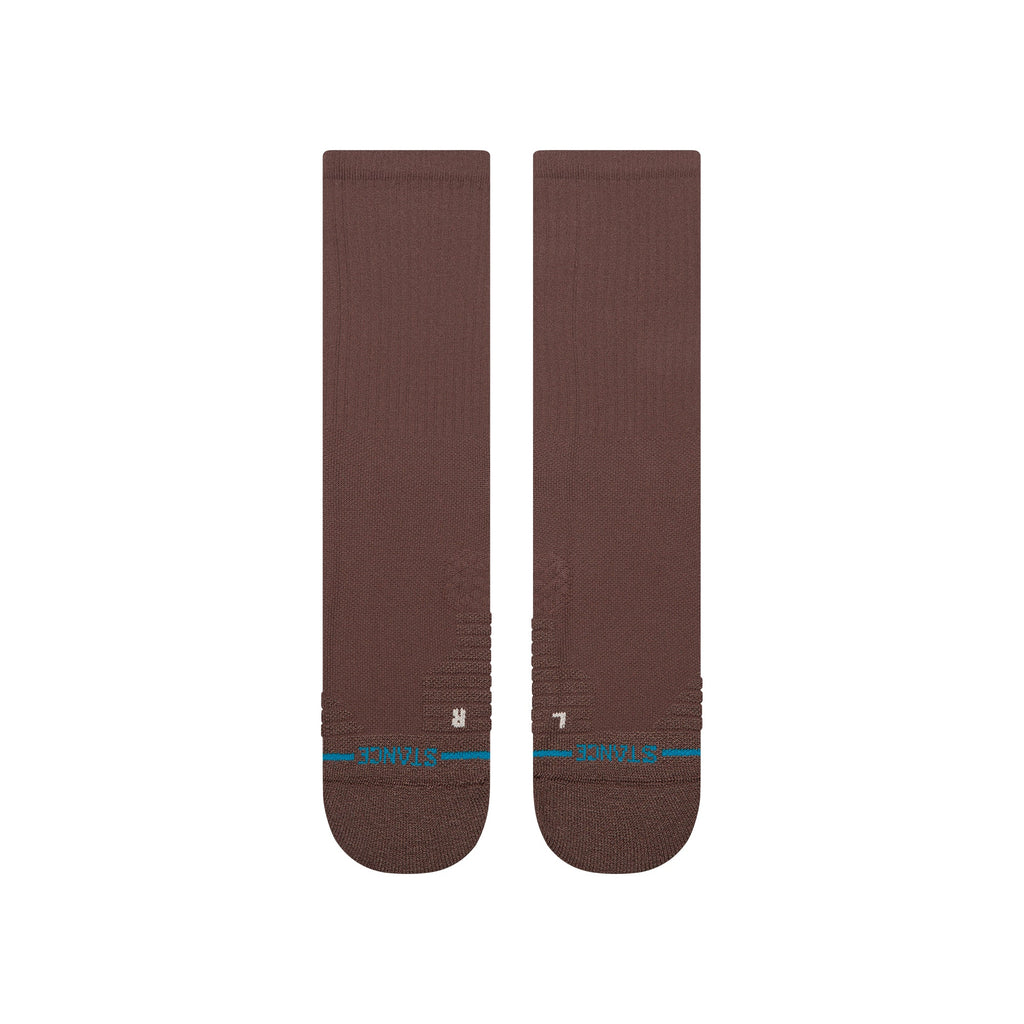 Icon Mid Solid Ribbed Crew Socks