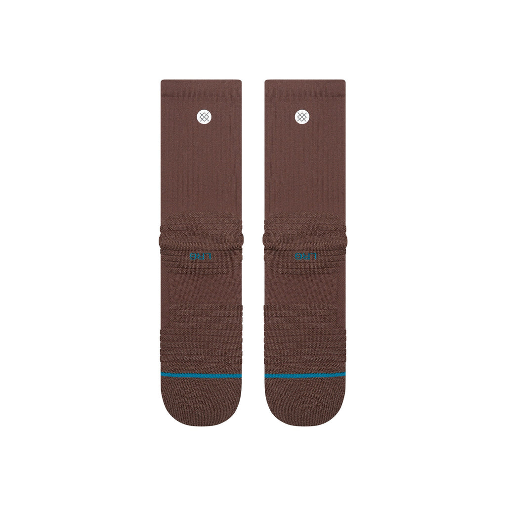 Icon Mid Solid Ribbed Crew Socks