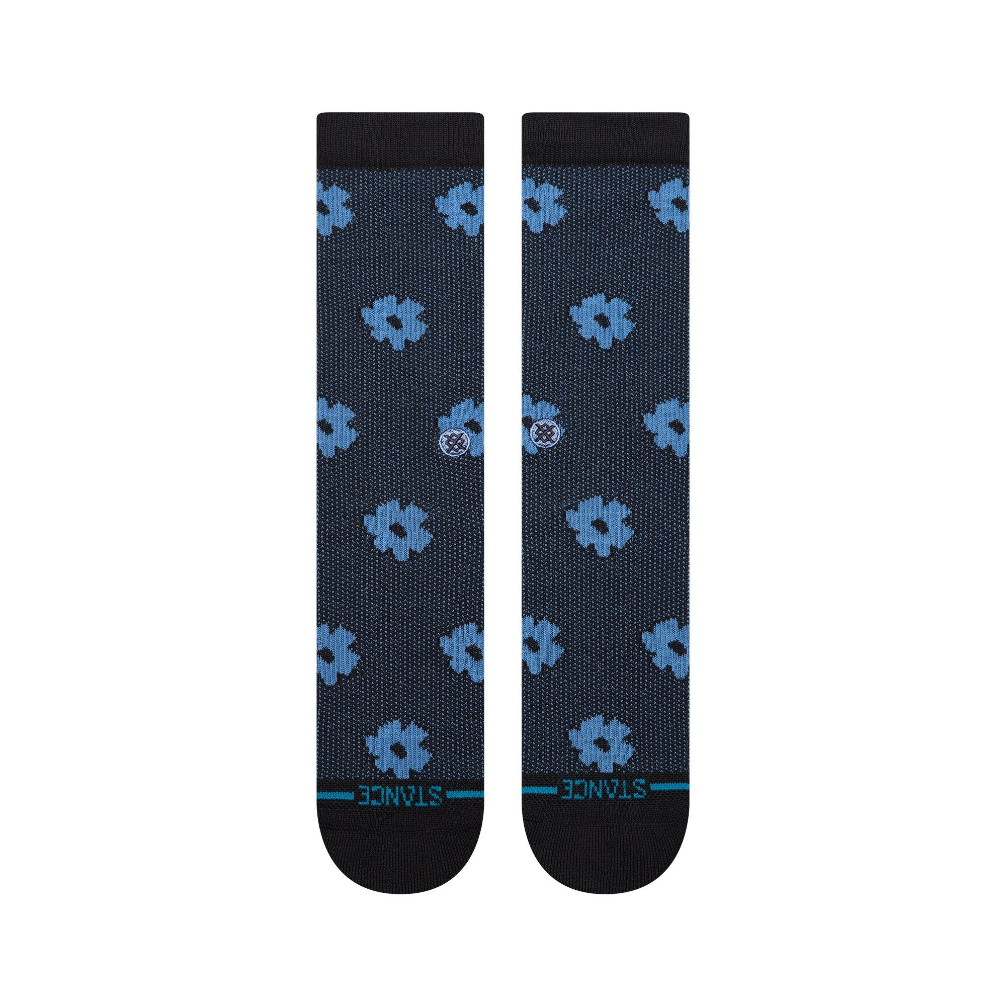 Digital Daisy Crew Socks